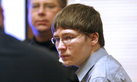 Facing facts: Brendan Dassey, aged 17, in court in April 2007.