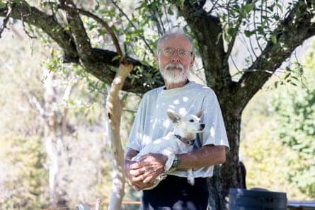 Ray Kompe and his dog Luna