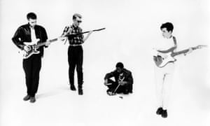 Orange Juice – Malcolm Ross, Edwyn Collins, Zeke Manyika and David McClymont – in 1983.