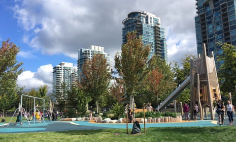 Creekside Park playground, Vancouver