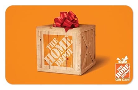a wooden box with a red ribbon