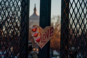 A message is left near the Capitol