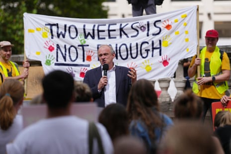 Ed Davey joins the parent's strike.