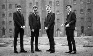 Fab four: (from left) Paul, George, John and Ringo in Liverpool in 1962.