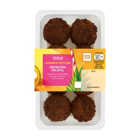 Tesco Green Pea Falafels, 152g