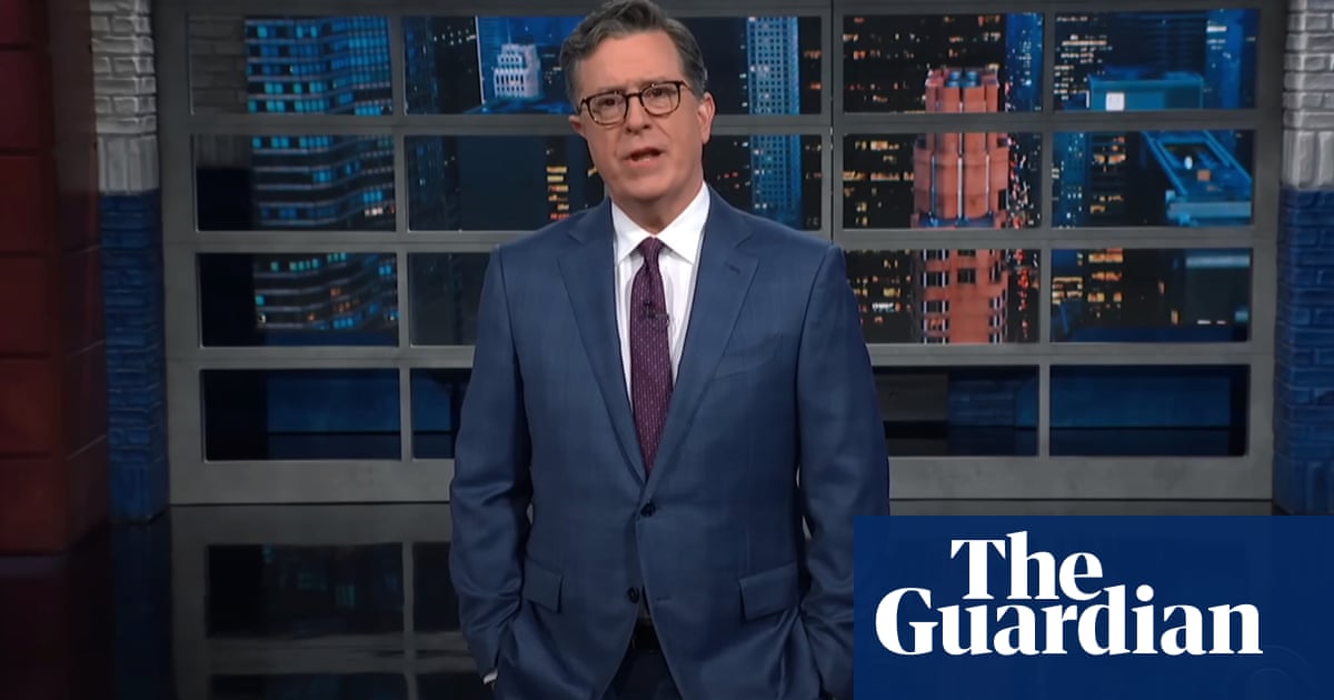 Colbert on Biden v Trump documents: ‘It’s comparing apples to orange-man’