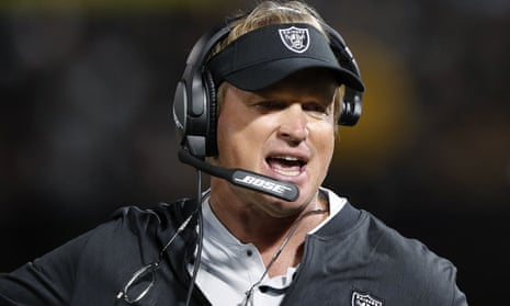 Jon Gruden resigned from the Raiders on Monday