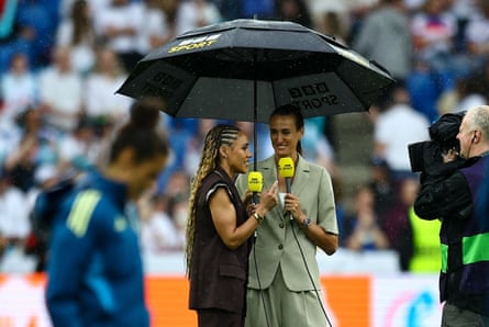 BBC’s Alex Scott and Jill Scott.