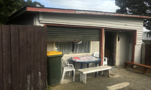 Garage accommodation in Otara, south Auckland.