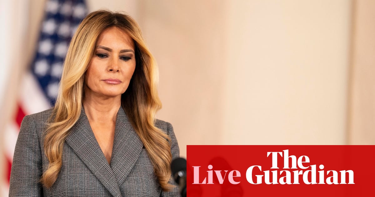 Epstein survivors criticise Melania Trump after surprise statement – US politics live