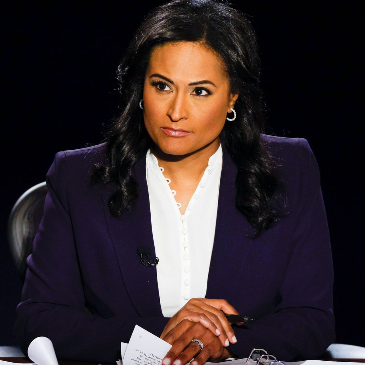 The Obvious Winner Of The Final Debate Moderator Kristen Welker Us News The Guardian