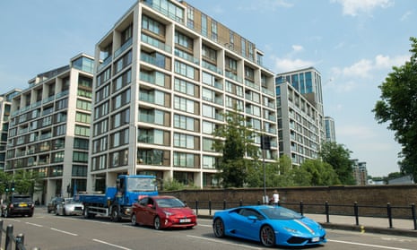 The flats in the Kensington Row