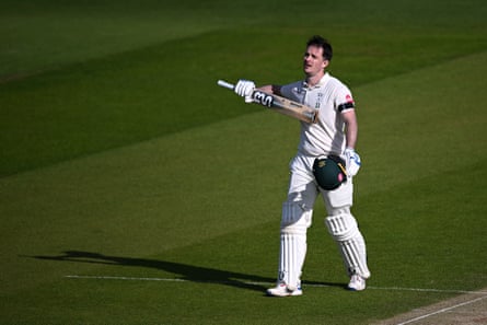 Gareth Roderick during his emotional century for Worcestershire against Kent