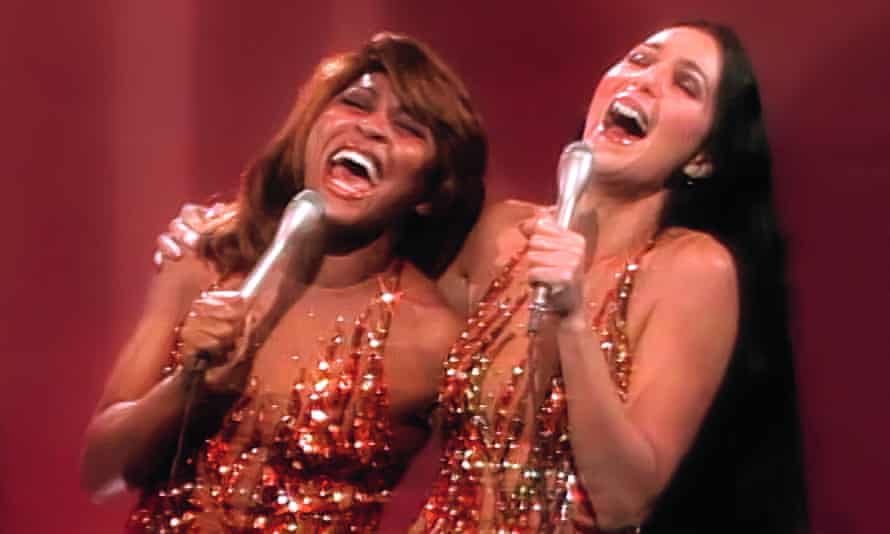 ‘My rock career was a dream come true’ … Turner with Cher on her 1977 TV show.