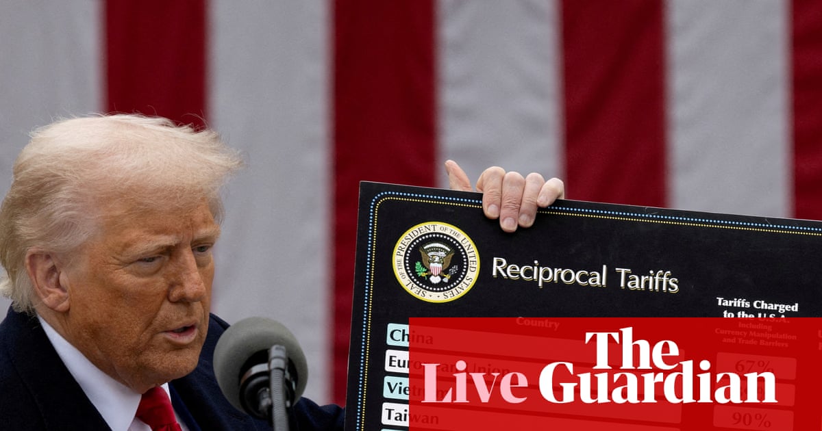 Trump administration launches tariff refund system as first step in paying back billions – US politics live