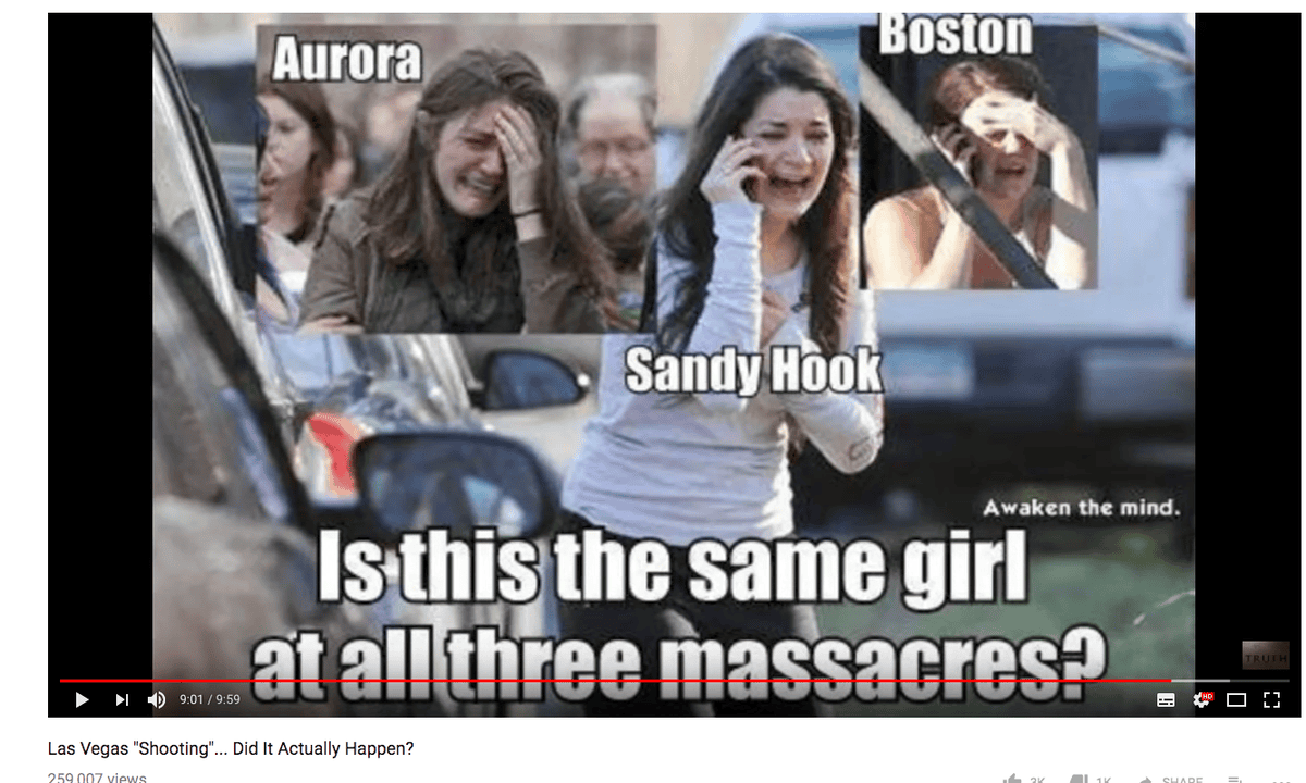 Las Vegas Survivors Furious As Youtube Promotes Clips Calling Shooting A Hoax Las Vegas Shooting The Guardian