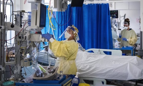 Intensive care unit in a Tooting hospital