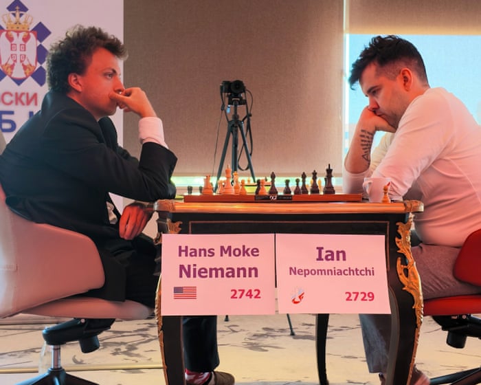 Chess: Ian Nepomniachtchi and Hans Niemann tie grudge match in Belgrade