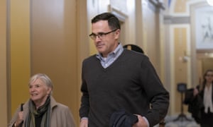 Tim Morrison arrives at the Capitol