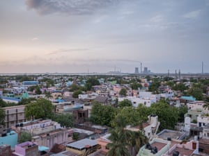 Tuticorin with the copper smelter in the distance