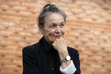 More time for her work? Laurie Anderson.