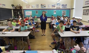 Seventh grade Latin class at Boston Latin school