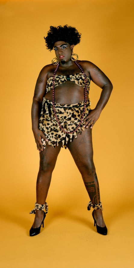 The performance and drag artist Divinity Fudge, shot in 1997.