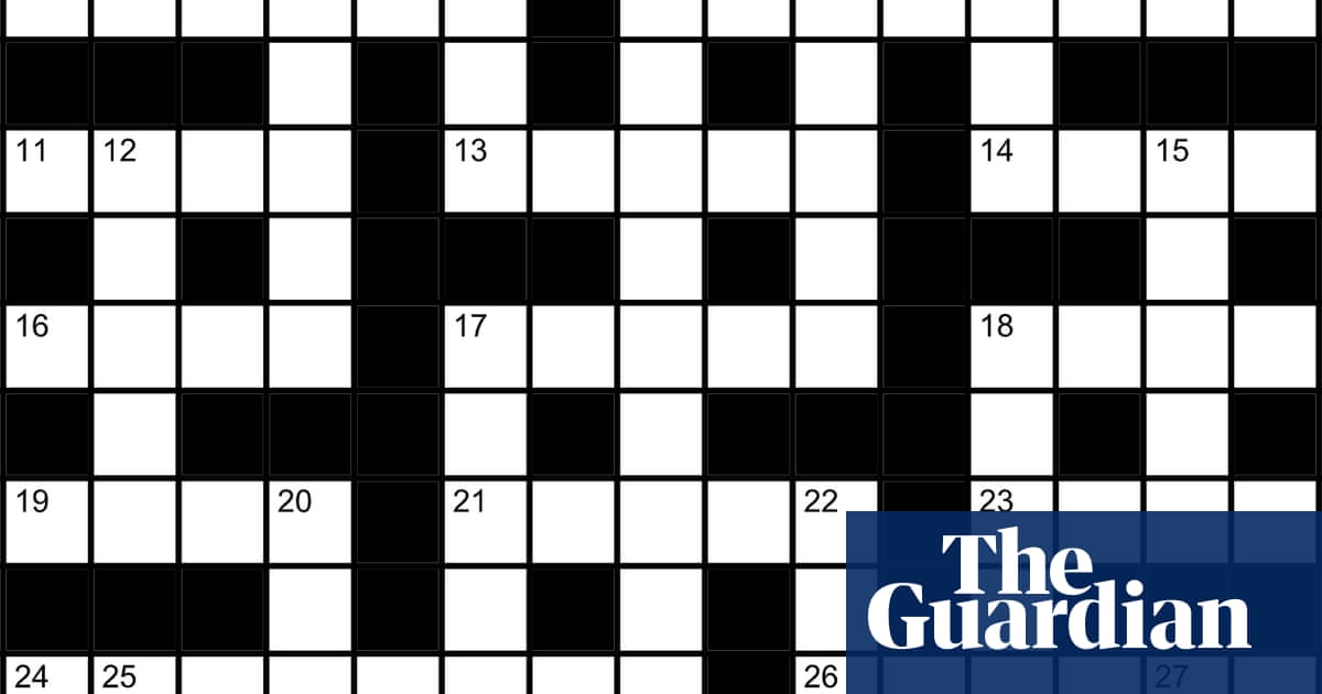 Genius crossword No 214 Crosswords The Guardian