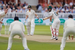 Broad bowls to Wade.