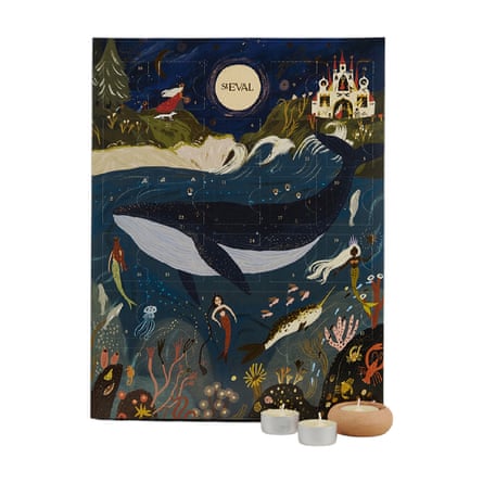 St Eval Tealight Advent calendar, £50