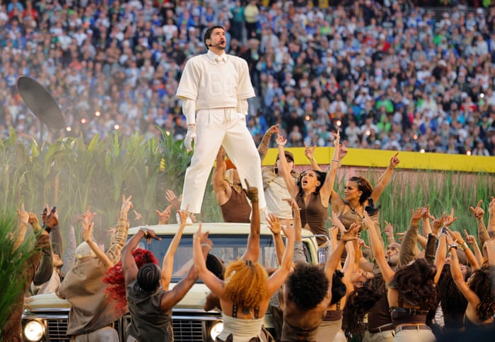 Bad Bunny's Super Bowl half-time show review – a thrilling ode to Boricua joy | Bad Bunny | The Guardian