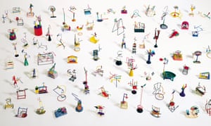 Eighty-Seven Small Polychromed Tin Sculptures (1995)