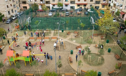 A playground in Tirana.