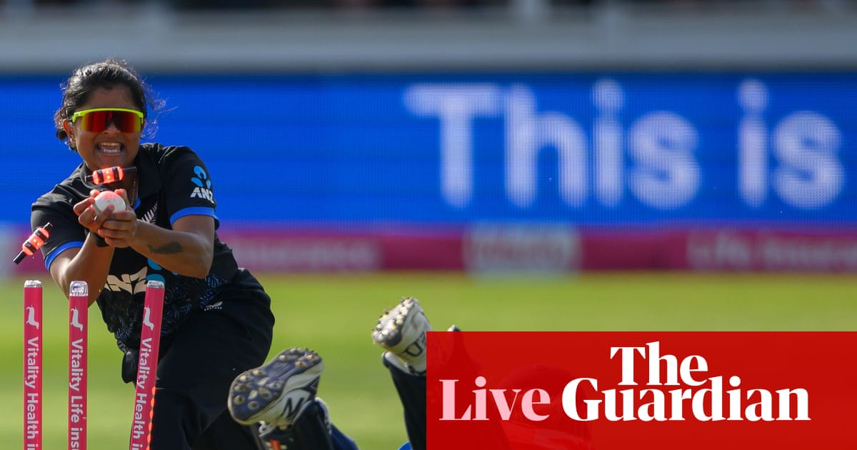 England v New Zealand: second women’s T20 cricket international – live