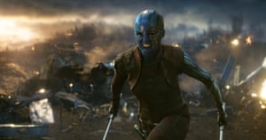 Karen Gillan as Nebula in Avengers: Endgame.