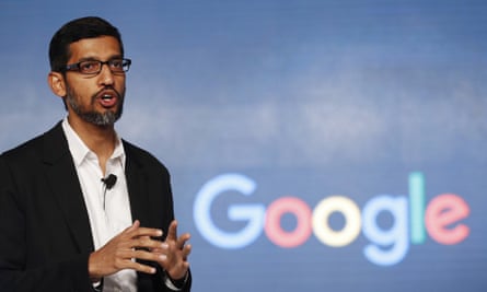 Sundar Pichai, the chief executive of Alphabet and Google, was paid 350 time the median pay of his employees.
