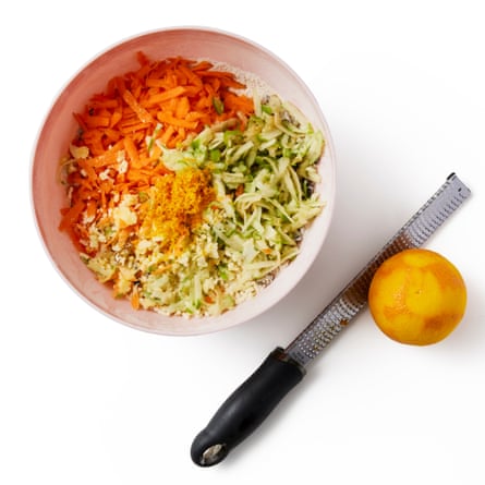 5a Felicity Cloake’s Clootie dumplings. We have now added crumbs, shaved and grated fruit, and suet.