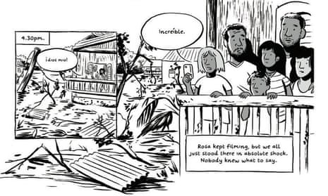 Frame from After Maria, a graphic novella