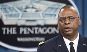 Lloyd Austin at the Pentagon in 2014. He will be Joe Biden’s pick for defense secretary.