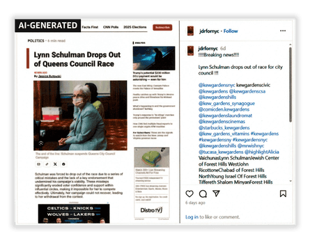 Post by Rinaldi’s Instagram, @jdrfornyc, on 24 October 2025 at 8.32am ET.