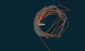 The Peak Pegasus cargo ship shown on the Thomson Reuters tracking plot.