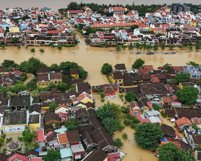 Vietnam floods: streets of Hoi An submerged like canals of Venice – in pictures