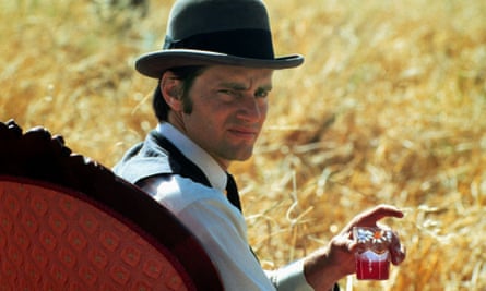 Sam Shepard as a dying farmer caught in a love triangle, in the film Days Of Heaven, directed by Terrence Malick, 1978.