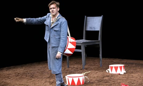 A force of nature in short trousers … Nico Holonics in The Tin Drum, Coronet Theatre, Feb 2020.