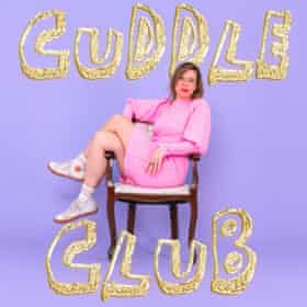 Lou Sanders Cuddle Club Podcast press publicity poster image