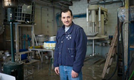 Marius Kostopoulos, one of the Viome workers.