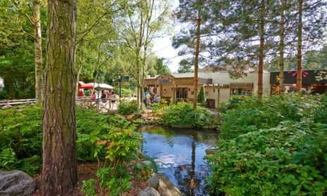 The Center Parcs resort at Sherwood Forest, England.