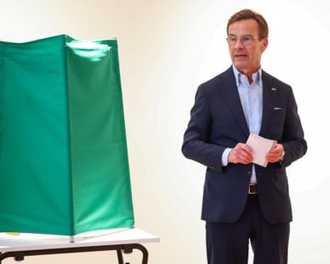 Swedish PM Kristersson resigns after election defeat – Europe live