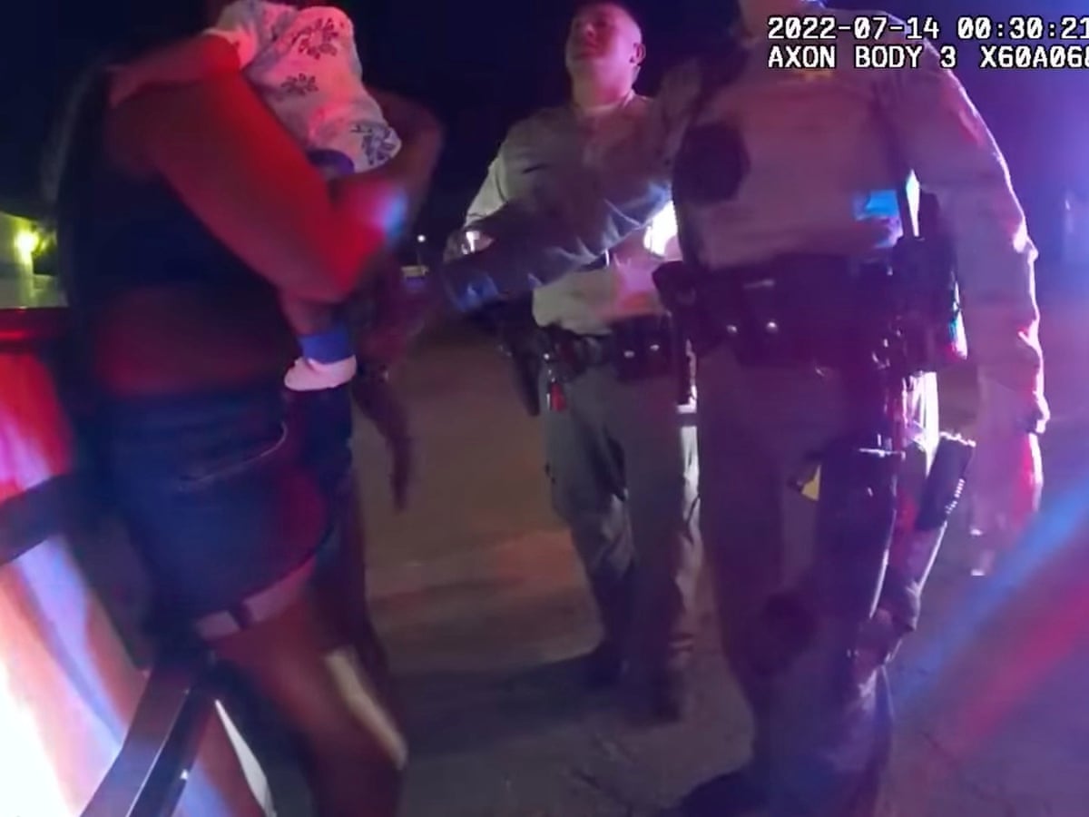 LA sheriff's office under scrutiny after deputy punches mother holding baby | California | The Guardian