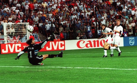 An 18-year-old Michael Owen scores that extremity against Argentina successful 1998